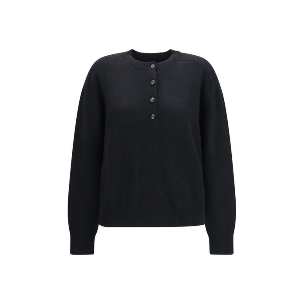 Loulou De Saison Black Cashmere Women's Sweatshirt
